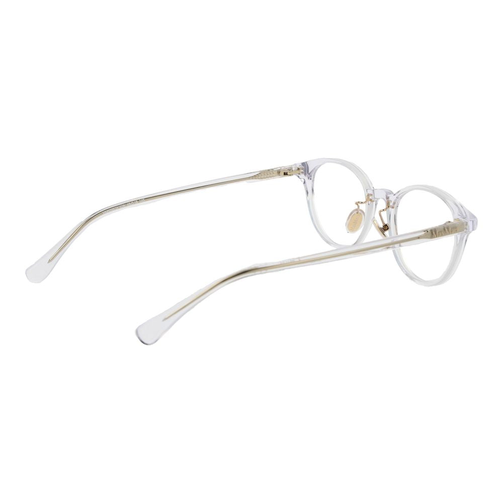 Monture de lunettes transparentes pour femmes Max Mara - Accessoire chic