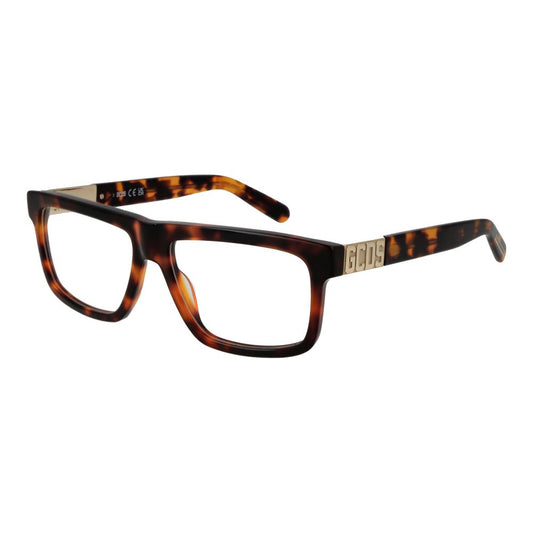 Monture de lunettes GCDS marron unisexe