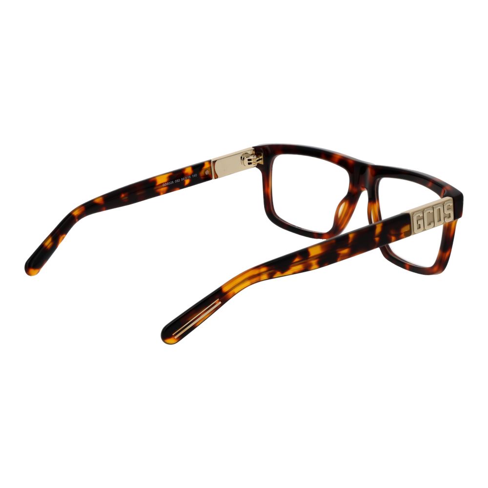 Monture de lunettes GCDS marron unisexe