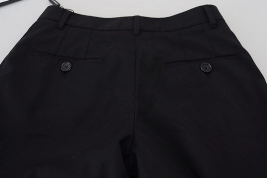 Dolce & Gabbana Pantalon Skinny Taille Haute Noir