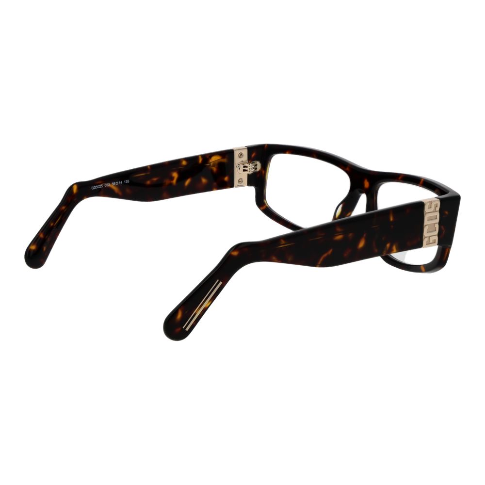 Monture de lunettes GCDS marron unisexe