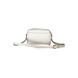 Coccinelle White Leather Shoulder Bag - Élégance et Praticité