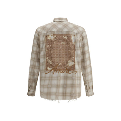 Chemise en flanelle à carreaux Amiri
