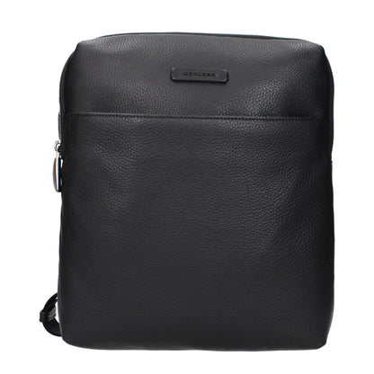 Sacs à bandoulière en cuir noir Piquadro