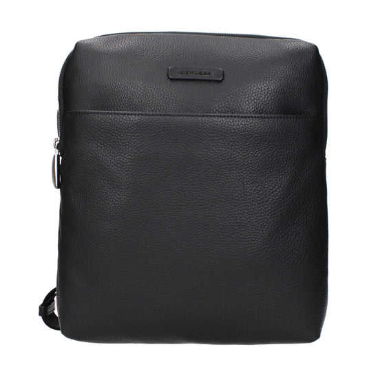 Sacs à bandoulière en cuir noir Piquadro