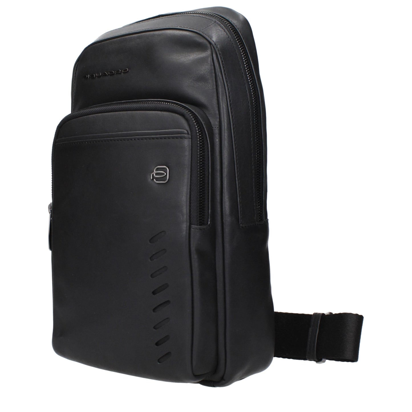 Sacs à bandoulière en cuir noir Piquadro