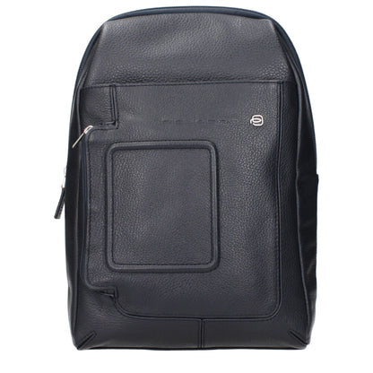 Sacs à bandoulière en cuir bleu Piquadro