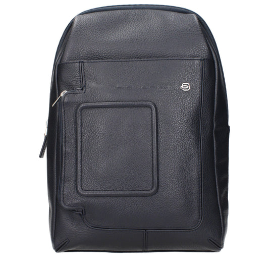 Sacs à bandoulière en cuir bleu Piquadro