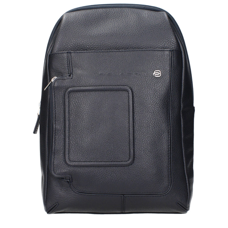 Piquadro Blue Leather Crossbody Bag - Stylish and Functional