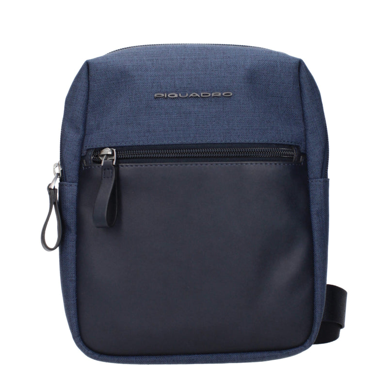 Piquadro CA4481W98BLU Sac Bandoulière en Tissu Bleu