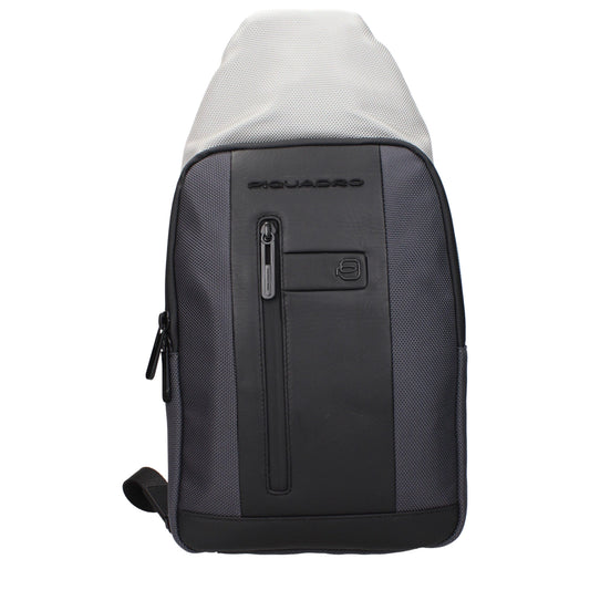 Sacs à dos en tissu gris Piquadro