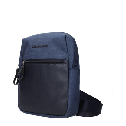 Sacs à bandoulière en tissu bleu Piquadro
