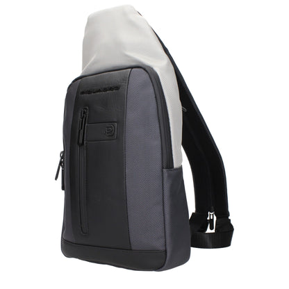 Sacs à dos en tissu gris Piquadro