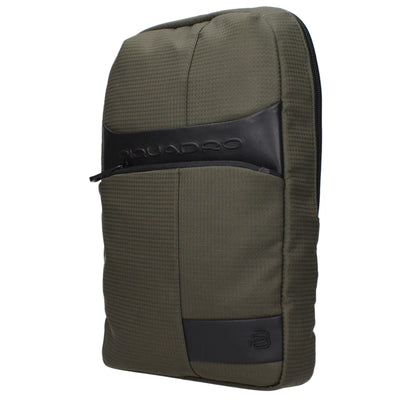 Sacs à bandoulière en tissu vert Piquadro