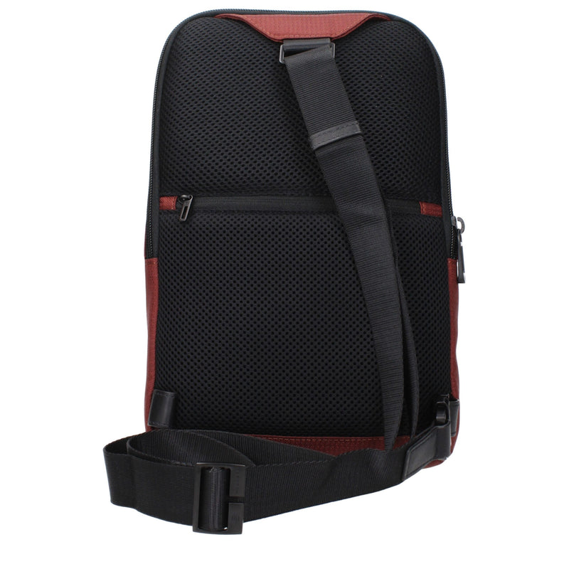 Piquadro Red Fabric Crossbody Bag - CA5751W129M