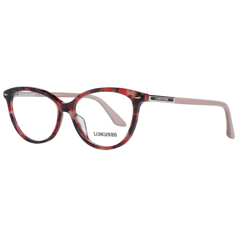 Longines Red Cat Eye Women Glasses Frame - Stylish & Customizable