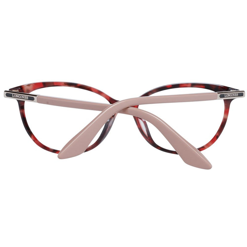 Longines Red Cat Eye Women Glasses Frame - Stylish & Customizable