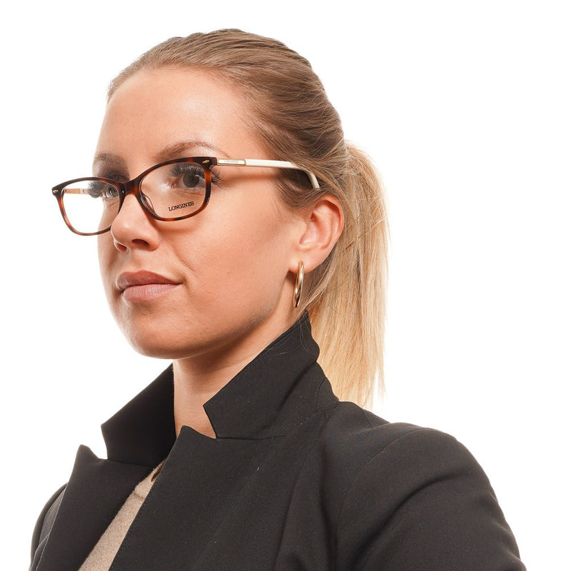 Longines Brown Women Glasses Frame - Élégance et Confort