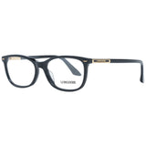 Monture de lunettes femme Longines noire - Design carré élégant