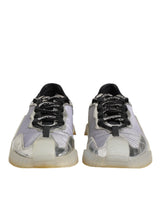 Dolce & Gabbana Multicolor Silver Logo Low Top NS1 Sneakers
