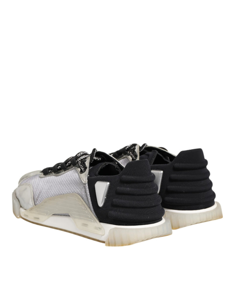 Dolce & Gabbana Multicolor Silver Logo Low Top NS1 Sneakers