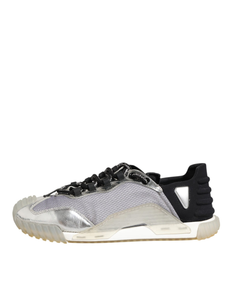 Dolce & Gabbana Multicolor Silver Logo Low Top NS1 Sneakers
