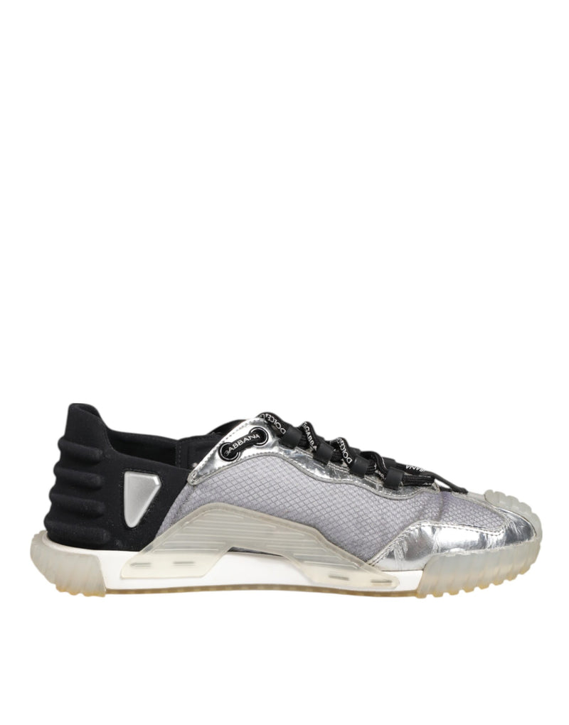 Dolce & Gabbana Multicolor Silver Logo Low Top NS1 Sneakers