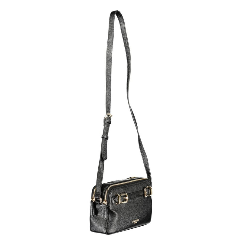 Twinset Black Polyethylene Women Handbag - Chic Camera Bag