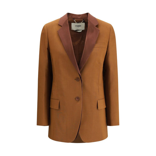 Blazer en laine et mohair de Fendi