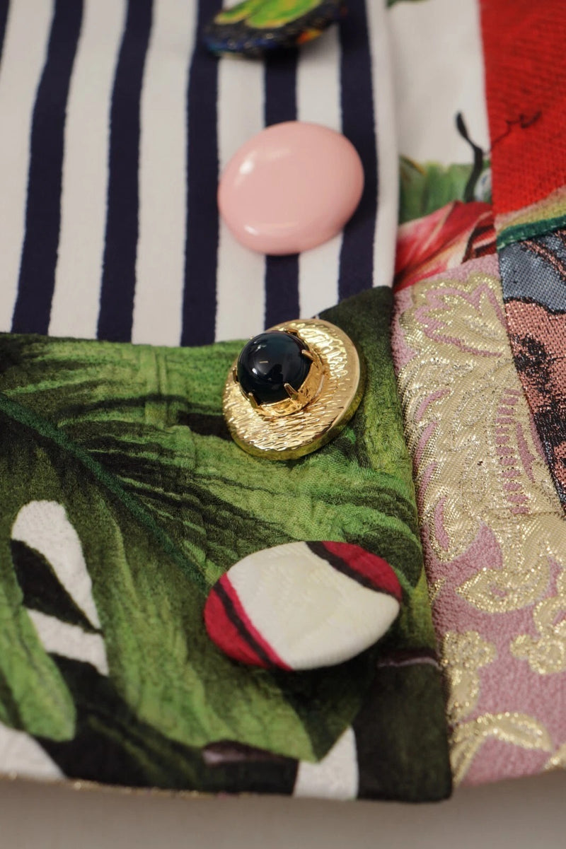 Dolce & Gabbana Jupe Mini A-line Multicolore Patchwork