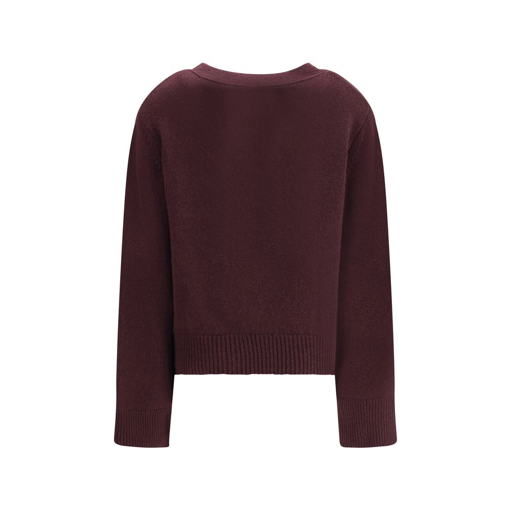Lisa Yang Danni Cardigan en Cachemire Violet