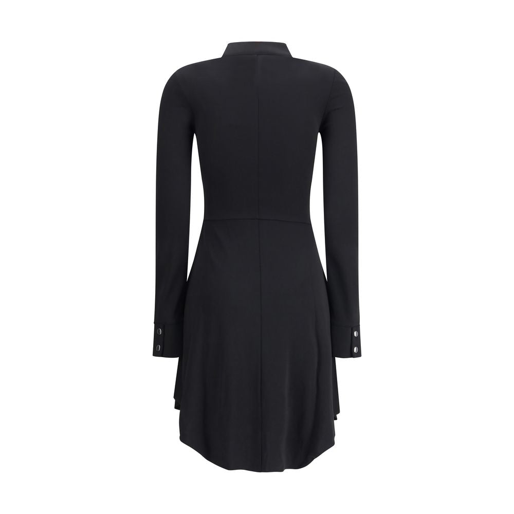Courrèges Zippered jersey biker Dress
