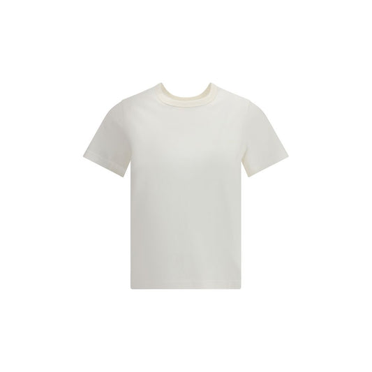 T-shirt avec logo brodé de Courrèges