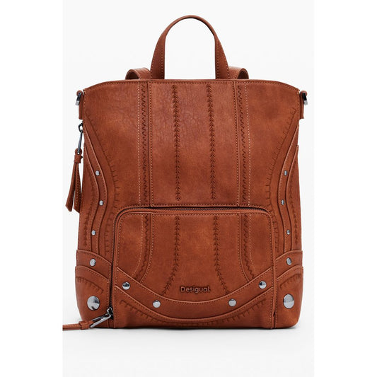 Desigual bruine mini-rugzak van polyethyleen voor dames