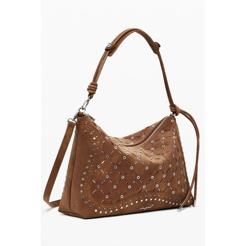 Desigual Yankee Leiria Mini Bag - Élégant Sac Marron pour Femmes