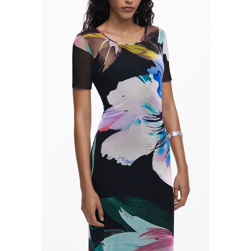 Robe Desigual Bernadette Noire pour Femme - Élégante et Polyvalente
