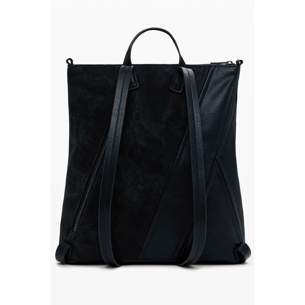 Desigual TANGO PRETORIA MINI PATCH BACKPACK - Chic Black Style