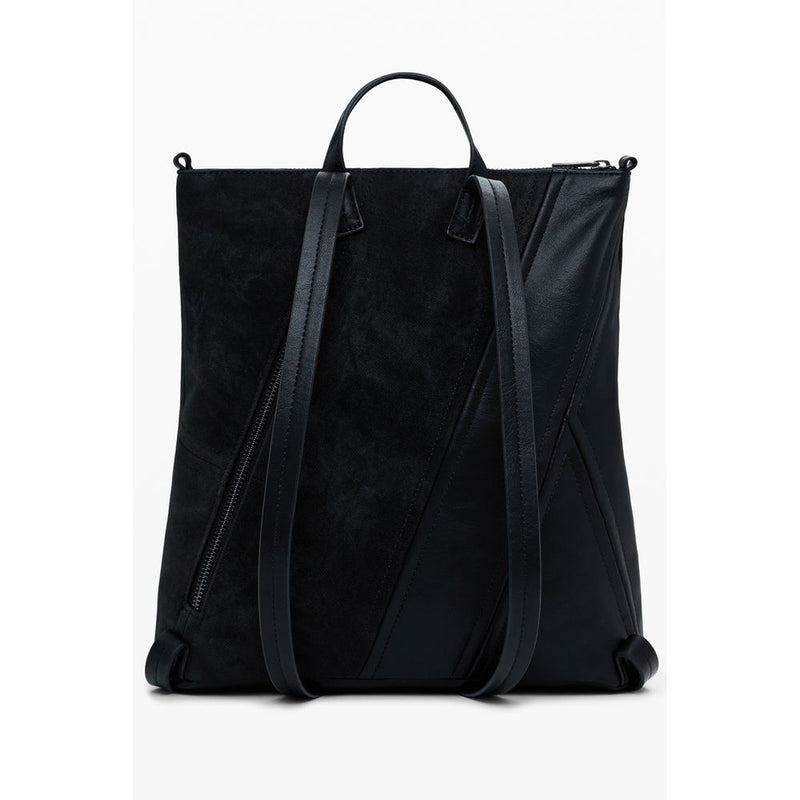 Desigual TANGO PRETORIA MINI PATCH BACKPACK - Chic Black Style