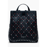 Desigual Yankee Metal Patch Sumy Mini Backpack - Black