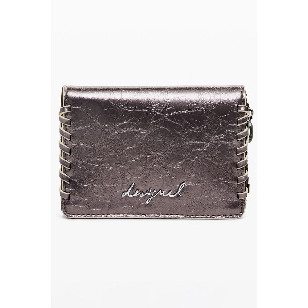 Desigual GRETA TINY ZIP CAPSULE WALLET en Bronze - Élégance et Fonctionnalité