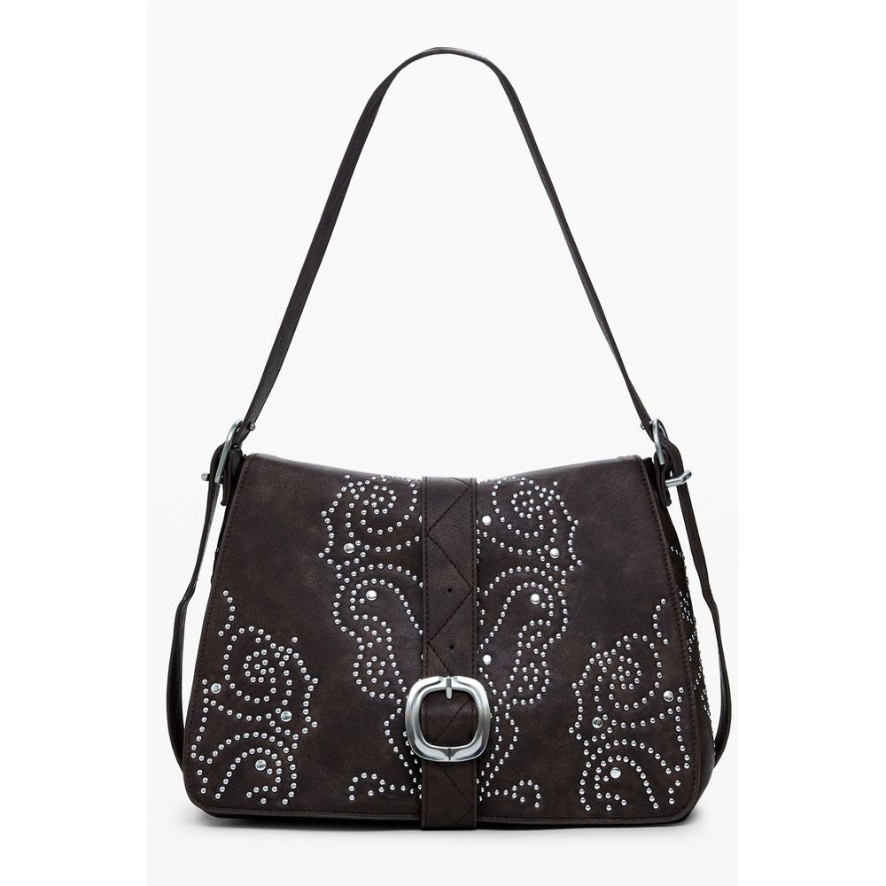 Desigual Poker Face Posadas Sac à Main Marron pour Femme