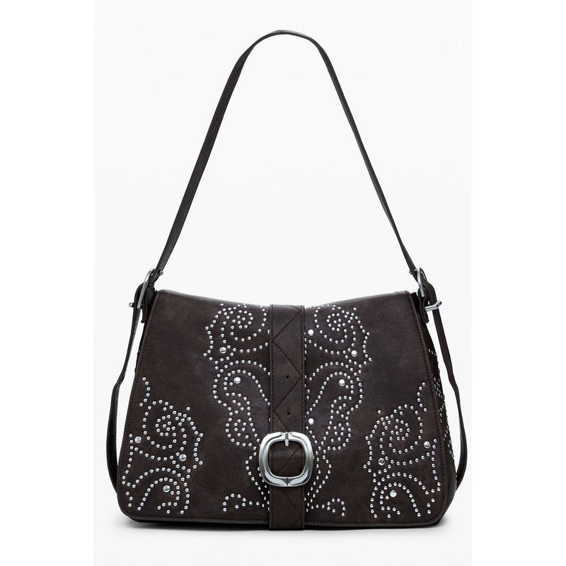 Desigual Poker Face Posadas Sac à Main Marron pour Femme