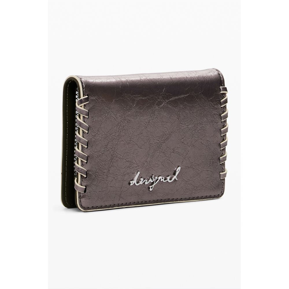 Desigual GRETA TINY ZIP CAPSULE WALLET en Bronze - Élégance et Fonctionnalité