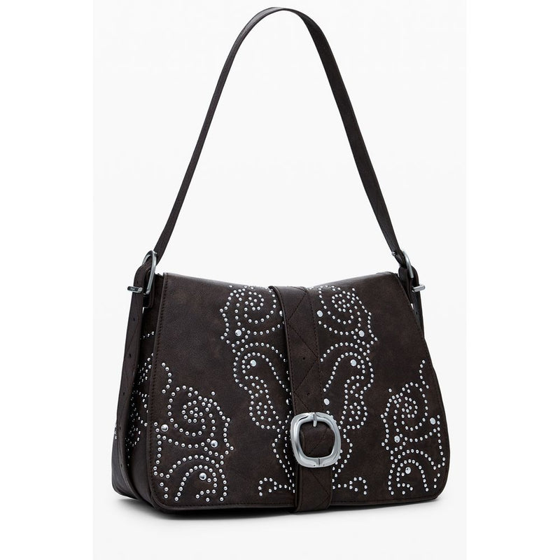 Desigual Poker Face Posadas Sac à Main Marron pour Femme