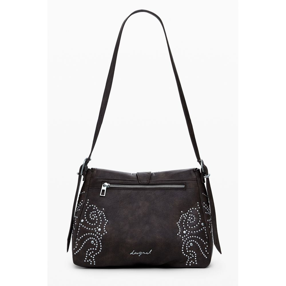 Desigual Poker Face Posadas Sac à Main Marron pour Femme