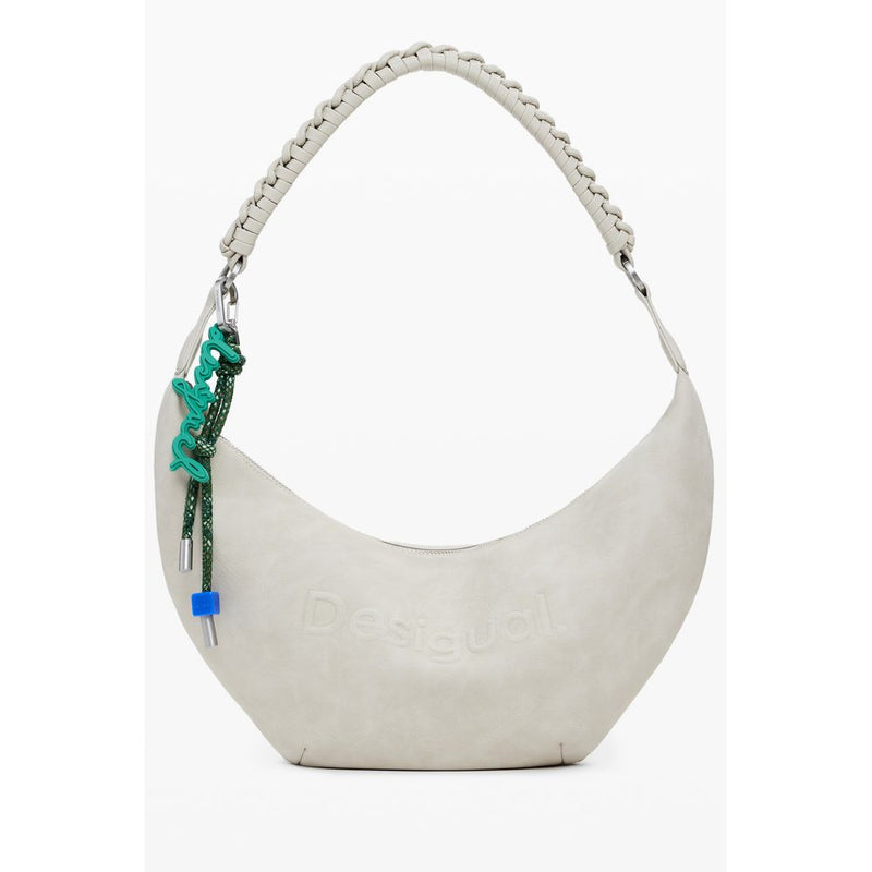 Sac à main Desigual Beige HALF LOGO ZANTE pour Femme