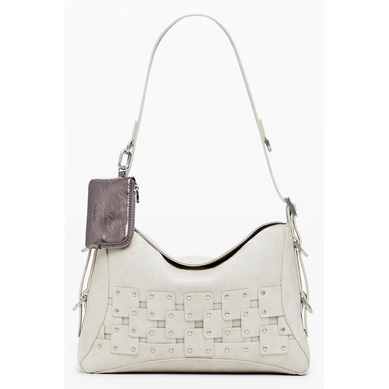 Desigual New Patch Beige Handbag for Women