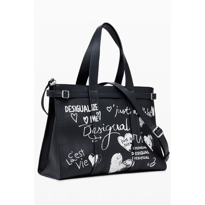 Sac à main Desigual en polyéthylène noir pour femme