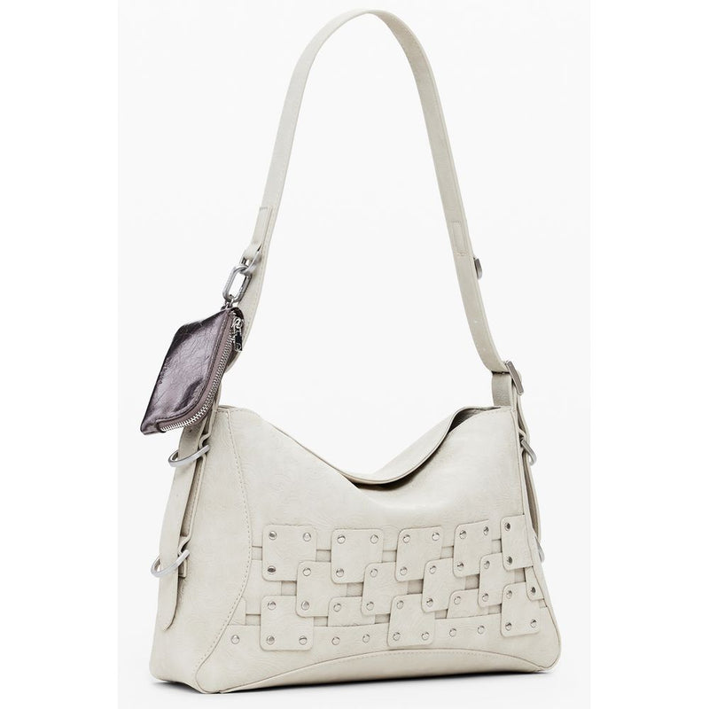Desigual New Patch Beige Handbag for Women