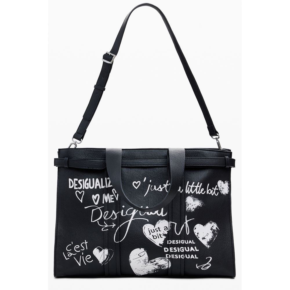 Sac à main Desigual en polyéthylène noir pour femme
